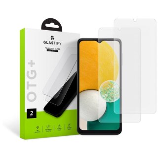 2x Szkło Hartowane Glastify Otg do Samsung Galaxy A13 4G / LTE Clear