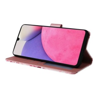 Etui Z Klapką Do Samsung Galaxy A33 5G FLORAL ROSE