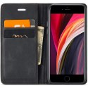 Etui portfel Wallet do Apple iPhone 7 / 8 / SE 2020/ 2022 DARK GREY