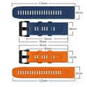 Pasek Iconband Braders do Garmin Fenix 3 / 5X / 3HR / 5X PLUS / 6X / 6X PRO / 7X Orange