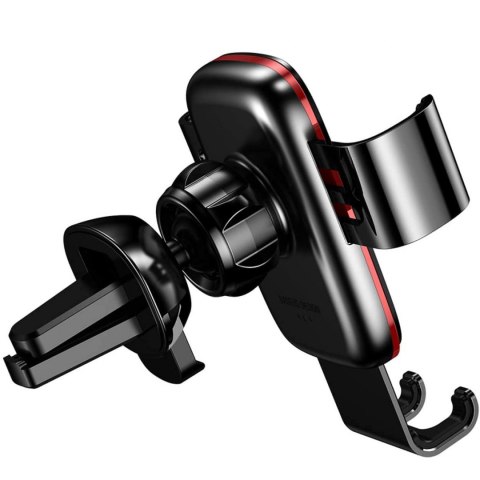 Baseus Metal Age II grawitacyjny uchwyt samochodowy na telefon na kratkę wentylacji czarny (SUJS000001)