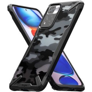 Etui Ringke Fusion X do Xiaomi Redmi Note 11 Pro+ Plus 5G Lime Glow Camo Black