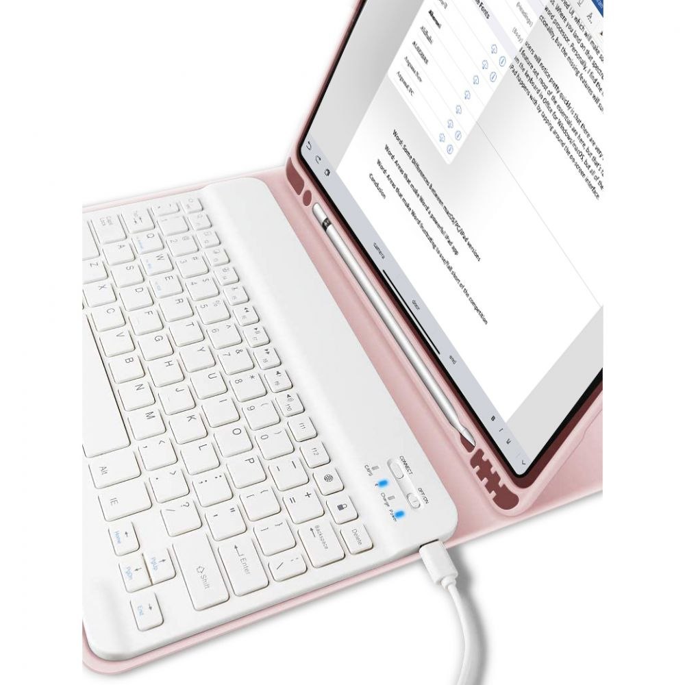 Etui Sc Pen + Klawiatura do iPad 10.2 2019 / 2020 / 2021 Pink