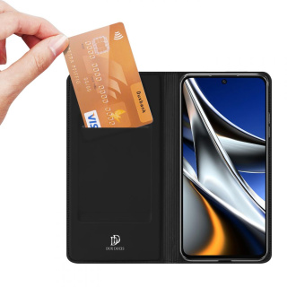 Etui Dux Ducis z Klapką do Xiaomi Poco X4 Pro 5G czarny