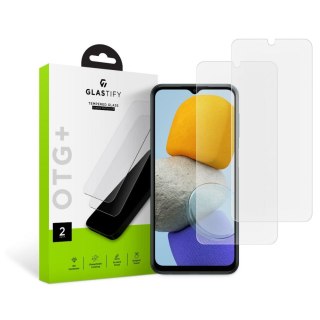 2x Szkło Hartowane Glastify Otg+ do Samsung Galaxy M23 5G Clear