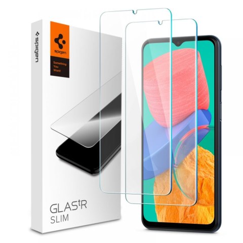 2x Szkło Hartowane Spigen Glas.tr Slim do Samsung Galaxy M23 5G / M33 5G