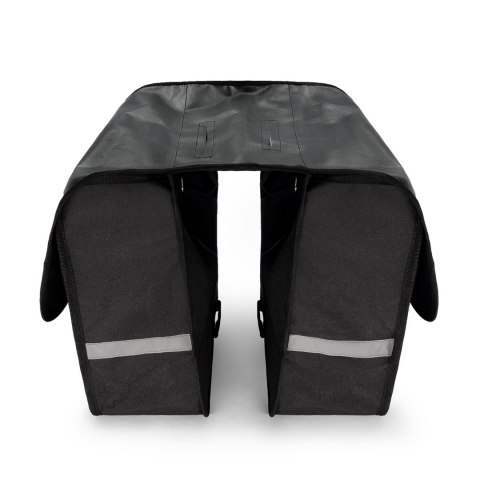 Wozinsky torba rowerowa sakwa na bagażnik 28l czarna (WBB34BK)