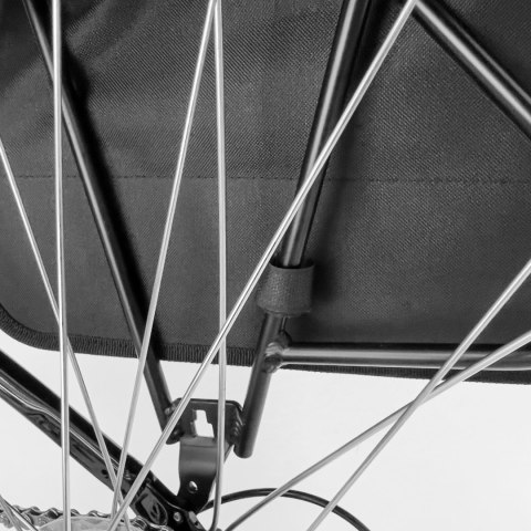 Wozinsky torba rowerowa sakwa na bagażnik 28l czarna (WBB34BK)