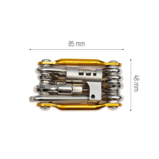 Zestaw Narzędzi Do Naprawy Roweru Multitool Rowerowy 11w1