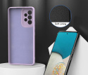 Etui Icon + Szkło Hartowane Płaskie do Samsung Galaxy A53 5G Violet