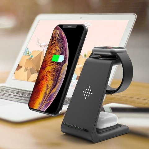 TECH-PROTECT A8 3IN1 WIRELESS CHARGER BLACK