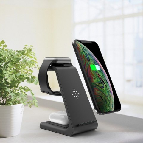 TECH-PROTECT A8 3IN1 WIRELESS CHARGER BLACK