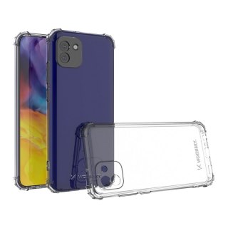 Etui Anti Shock pancerne do Samsung Galaxy A03 przezroczysty