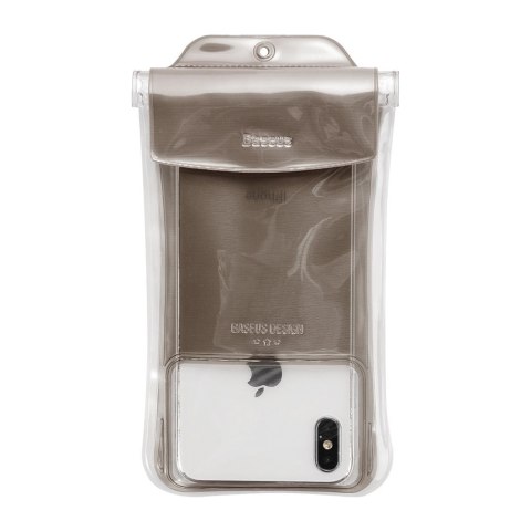 Baseus Safe Airbag Waterproof Case uniwersalny wodoodporny pokrowiec IPX8 etui 6.5'' czarny (ACFSD-C01)