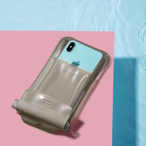 Baseus Safe Airbag Waterproof Case uniwersalny wodoodporny pokrowiec IPX8 etui 6.5'' czarny (ACFSD-C01)