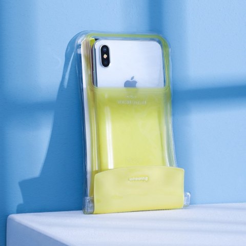 Baseus Safe Airbag Waterproof Case uniwersalny wodoodporny pokrowiec IPX8 etui 6.5'' czarny (ACFSD-C01)