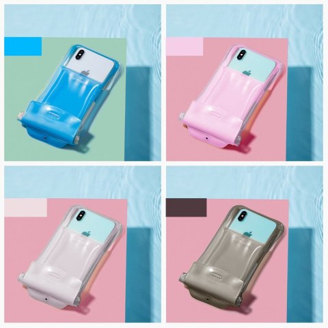 Baseus Safe Airbag Waterproof Case uniwersalny wodoodporny pokrowiec IPX8 etui 6.5'' czarny (ACFSD-C01)