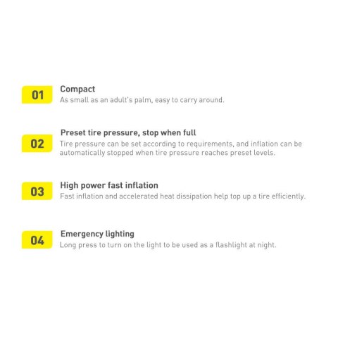 Baseus mini kompresor samochodowy pompka do kół na gniazdo zapalniczki czarny (CRCQ000001)