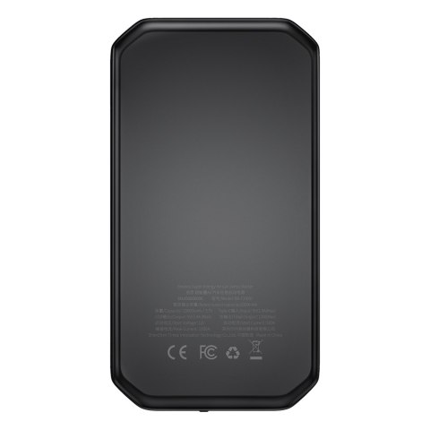 Baseus power bank Power Starter Jump Starter urządzenie rozruchowe booster 1000mAh 12V (1000A / 500A) + kable krokodylki czarny