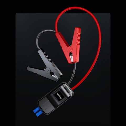 Baseus power bank Power Starter Jump Starter urządzenie rozruchowe booster 1000mAh 12V (1000A / 500A) + kable krokodylki czarny