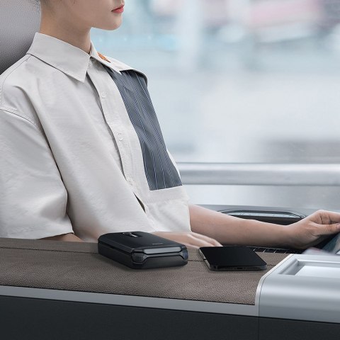 Baseus power bank Power Starter Jump Starter urządzenie rozruchowe booster 1000mAh 12V (1000A / 500A) + kable krokodylki czarny