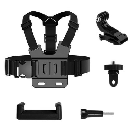 Szelki na Klatkę Chest Mount do GoPro Hero 8 9 10 11 + Głowica