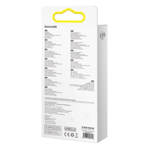 Baseus Flash Series II kabel USB Typ C / USB Typ A - USB Typ C / Lightning / micro USB 100 W 1,2 m czarny (CASS030101)