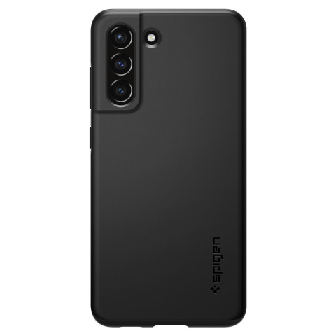 Etui Spigen Thin Fit Black + Szkło Ochronne do Samsung Galaxy S21 Fe