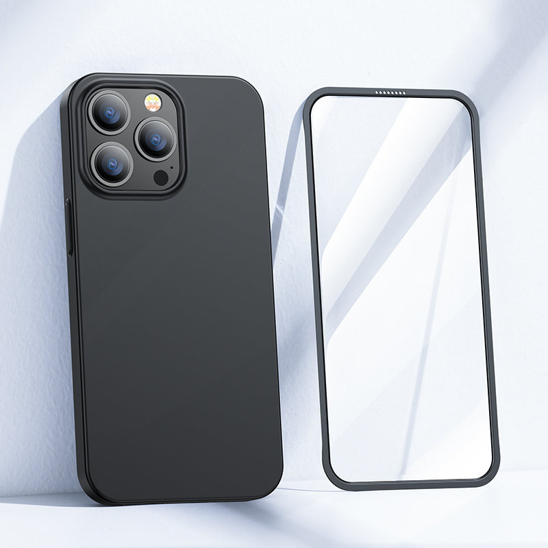 Etui pokrowiec 360 Full Case obudowa na tył i przód + szkło hartowane do iPhone 13 Pro Max
