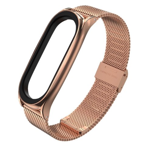 Bransoleta Milaneseband do Xiaomi Mi Band 7 Rose Gold