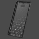 Etui pokrowiec Carbon Case do Sony Xperia 10 czarny