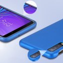 Etui ze skóry ekologicznej DUX DUCIS Skin Lite do Samsung Galaxy A7 2018 niebieski