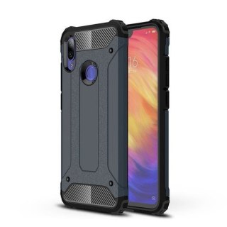 Pancerne hybrydowe etui pokrowiec do Motorola Moto G7 Power niebieski