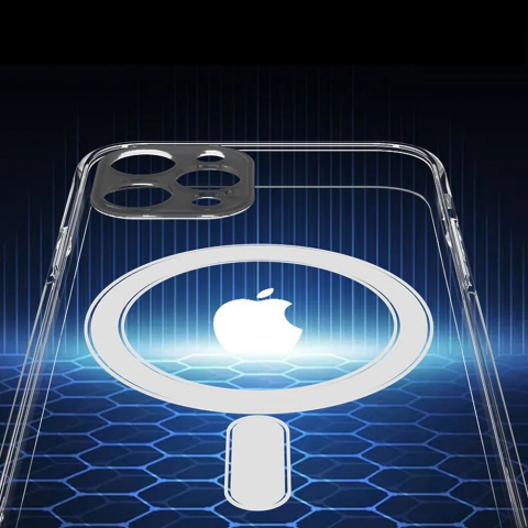 Etui Clear MagSafe Cover + Szkło Ochronne do iPhone 12 Pro