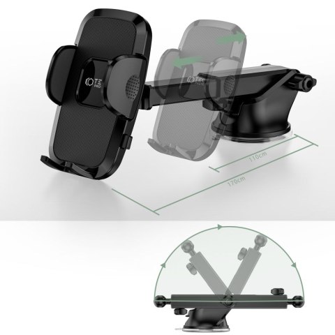 TECH-PROTECT V3 UNIVERSAL WINDSHIELD & DASHBOARD CAR MOUNT BLACK