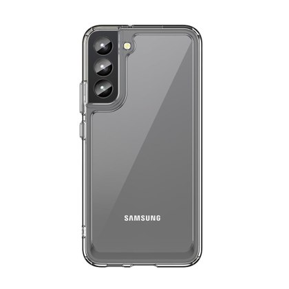 Etui Outer Braders sztywny pokrowiec z żelową ramką do Samsung Galaxy S22 Plus przezroczysty