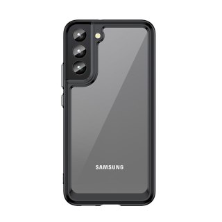 Etui Outer Braders sztywny pokrowiec z żelową ramką do Samsung Galaxy S22 czarny