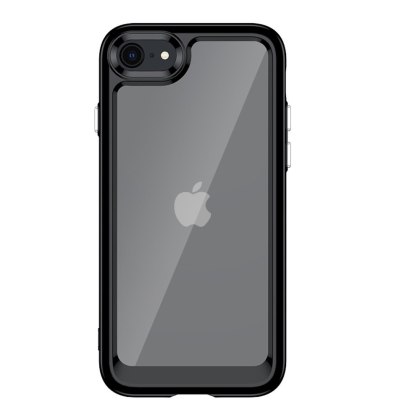 Etui Outer Braders sztywny pokrowiec z żelową ramką do iPhone 7 / 8 / SE czarny