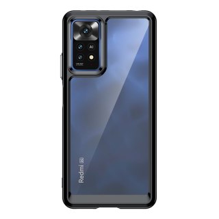 Etui Outer Braders sztywny pokrowiec z żelową ramką do Xiaomi Redmi Note 11 Pro czarny