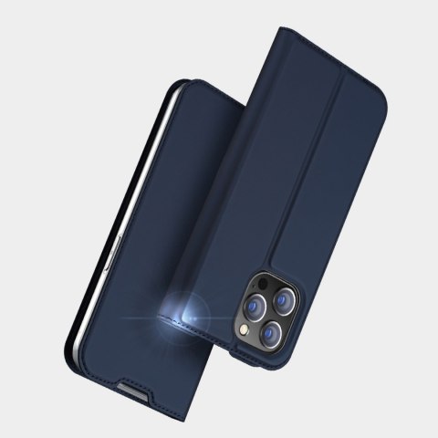 Etui Dux Ducis Braders z klapką do iPhone 14 Pro niebieski