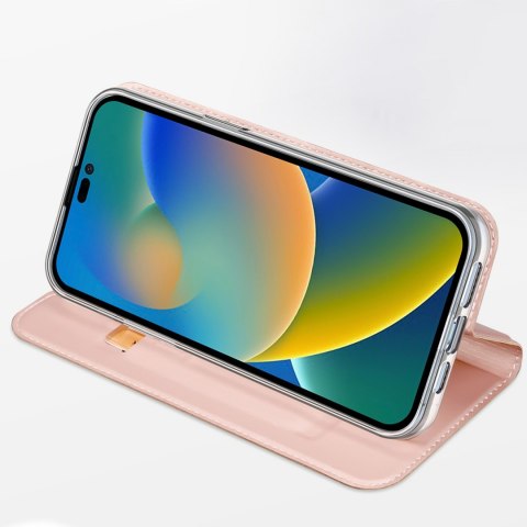 Etui Dux Ducis Braders z klapką do iPhone 14 Pro Max różowy