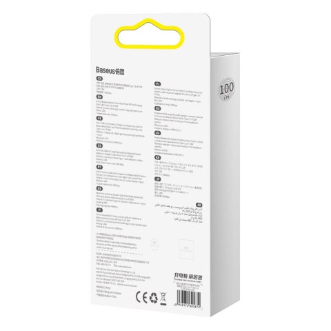 Baseus Explorer Series kabel przewód USB Typ C - Lightning 20W 1m niebieski (CATS000003)