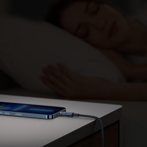 Baseus Explorer Series kabel przewód USB Typ C - Lightning 20W 1m niebieski (CATS000003)