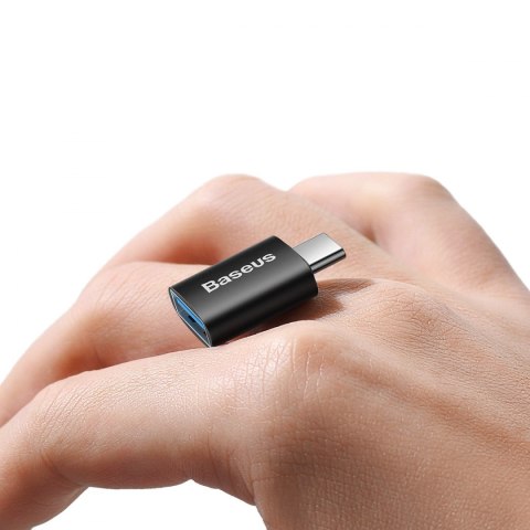 Baseus Ingenuity Series przejściówka adapter z USB Typ C do USB-A 3.2 gen 1 czarny (ZJJQ000001)