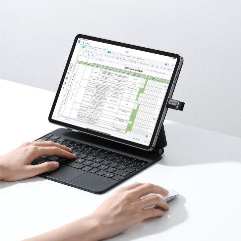 Baseus Ingenuity Series przejściówka adapter z USB Typ C do USB-A 3.2 gen 1 czarny (ZJJQ000001)
