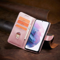 Etui Pokrowiec z Klapką Braders Case do Samsung Galaxy S21 Plus 5G różowy