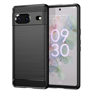 Etui Carbon Case elastyczne do Google Pixel 7 czarny