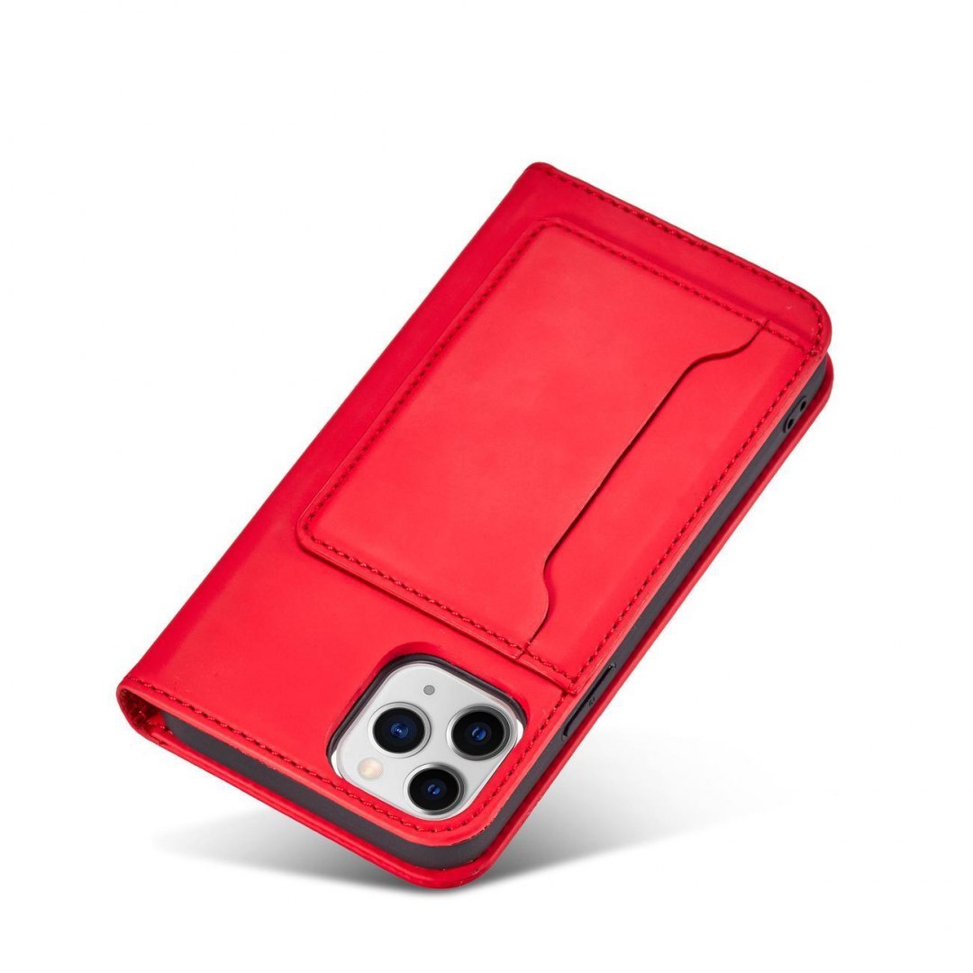 Etui Card Braders Case do iPhone 12 czerwony