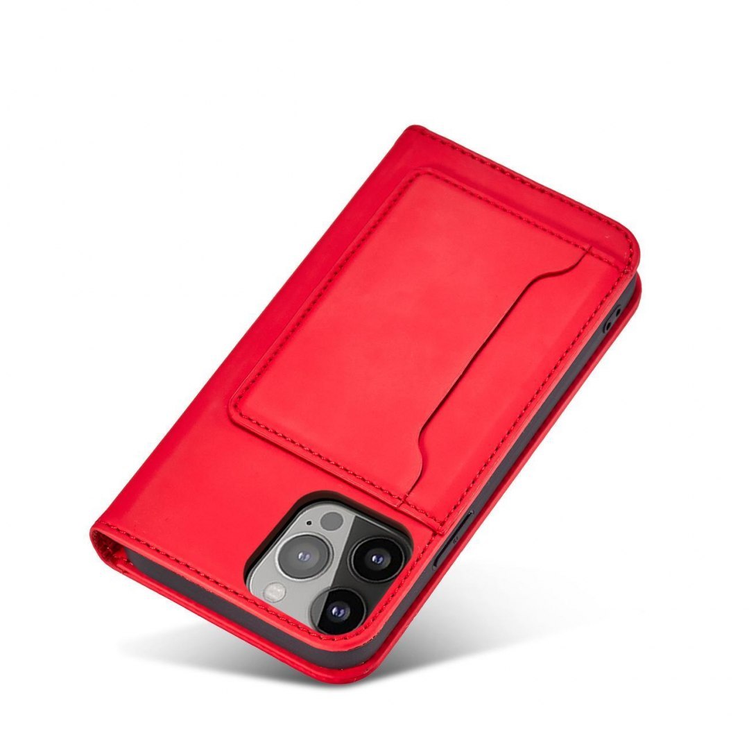 Etui Card Braders Case do iPhone 13 Pro Max czerwony
