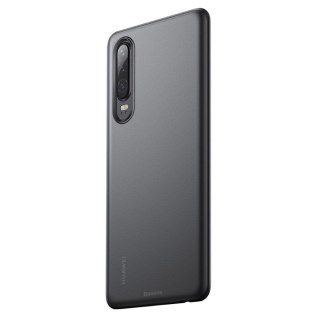 Ultracienkie etui pokrowiec Baseus Wing Case do Huawei P30 czarno-przezroczysty